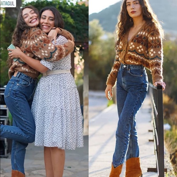 ZARA KNIT JACQUARD CARDIGAN - Picture 9 of 11